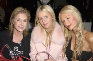 Kathy Hilton with Daughters Nicky Hilton and Paris Hilton (Photo by J. Vespa/WireImage)