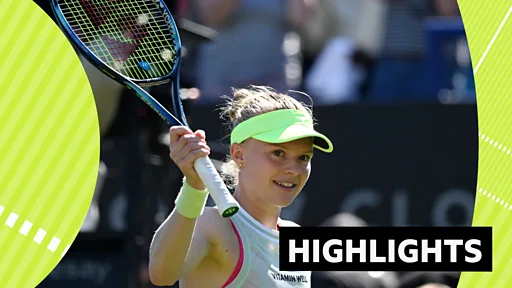 Eastbourne 2024: Harriet Dart beats Marie Bouzkova in first round