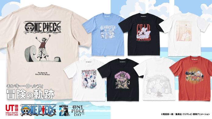 Uniqlo Japan Launches One Piece Anime 25th Anniversary UT Shirts