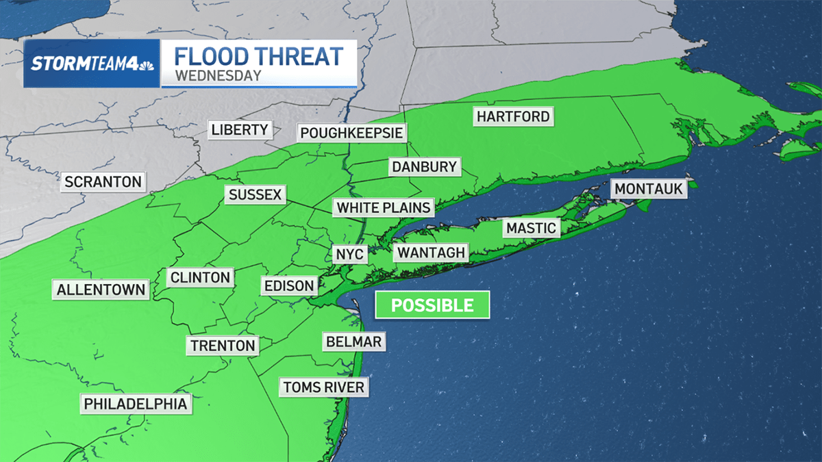 Storms every day this week before weekend forecast improves – NBC New York