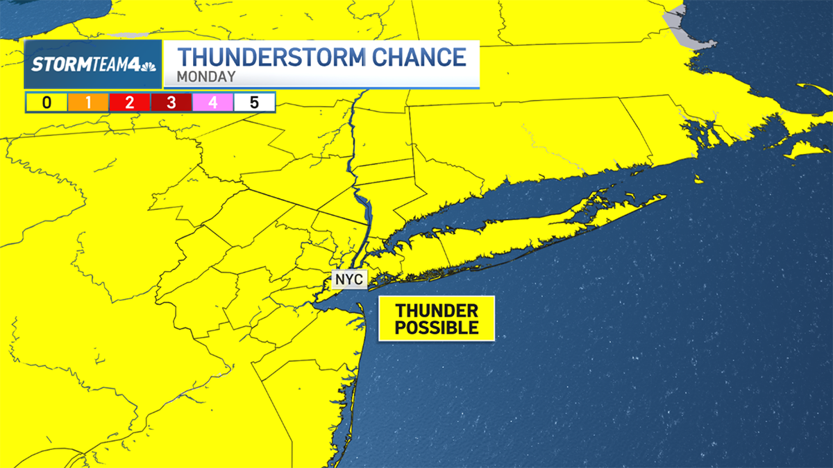 Storms every day this week before weekend forecast improves – NBC New York