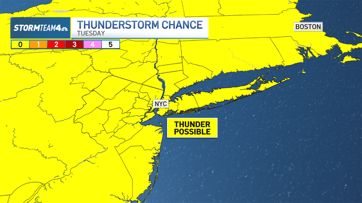 Storms every day this week before weekend forecast improves – NBC New York