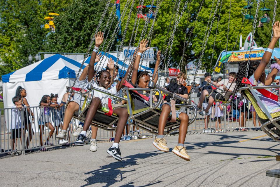 Get into the swing of things by enjoying the many thrilling rides at the Ohio State Fair, which runs July 24 through Aug. 4.